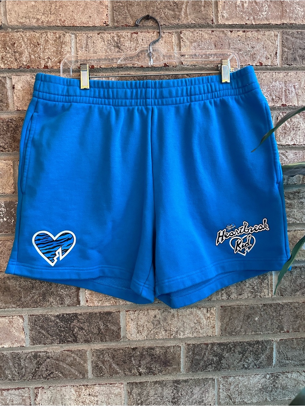 Rare WWE Heartbreak Kid Shawn Michaels Athletic Lounge Shorts in Bright Blue XL
